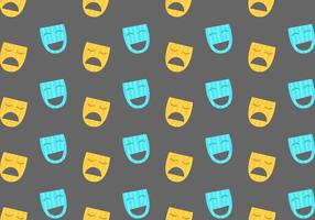 Free Teatro Seamless Pattern Vector Illustration