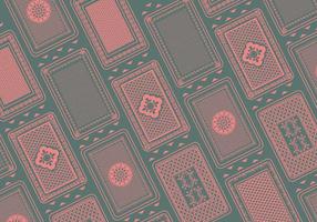 Playing Card Back Pattern Vector
