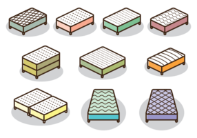 Mattress Vector Icons