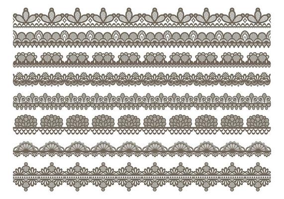 Lace Trim Icons