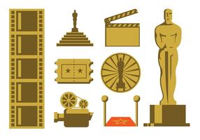 Pack de iconos de cine vector