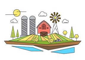 Farm Vector Illustration