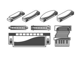 Harmonica Vector Pack