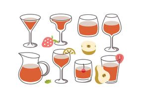 Delicious Sangria Vectors