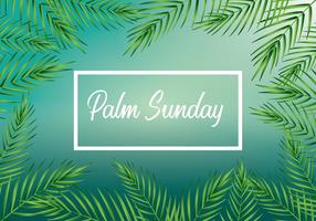 Palm Sunday Background Vector