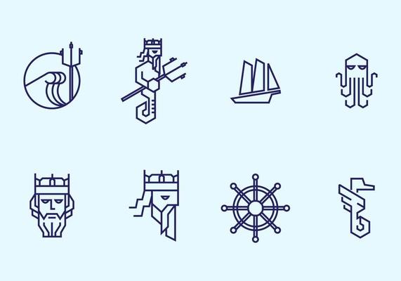 Poseidon Icon