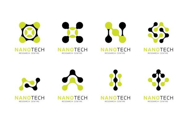 Nanotechnology Logo Vector