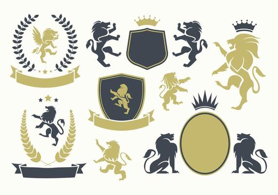 Lion Rampant Vector