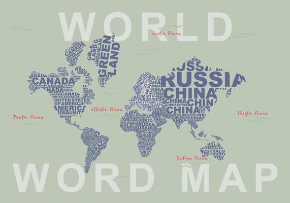 Word Map Illustration