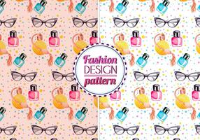 Free Vector Watercolor Fashion Pattern