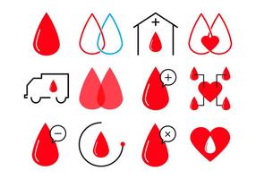 Icono de donación de sangre gratis