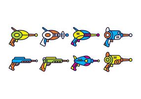 Free Laser Gun Vector Pack