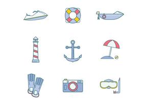 Free Beach Icon Vector