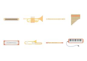 Free Wind Instruments Vector