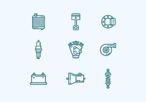 Free Automotive Parts Vector