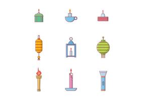 Lighting Objects Vector