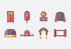 Free Chinese Wedding Icon vector