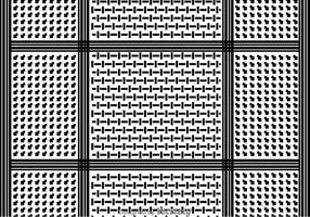 Fondo del patrón de Keffiyeh vector