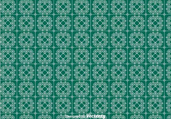 Green Keffiyeh Pattern