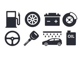 Car Element Set vector