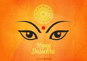 Happy Dussehra Vector Background