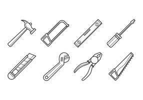 Carpenter Tools Icon Vector