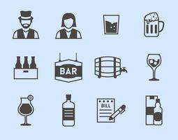 Bar Icons Vector