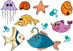 Free Cute Fish Vectors