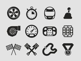 Race Car Icons Vector