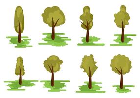 Free Different Kind of Tree Vector 