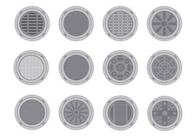 Free Manhole Cover Vector