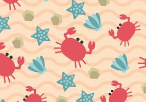 Crab Pattern vector