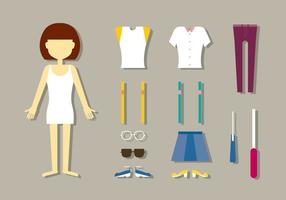 Women's Fashion Doll Vectors