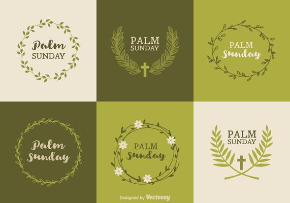 Palm Sunday Vector Designs