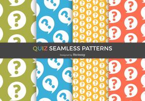 Quiz Vector Seamless Patterns