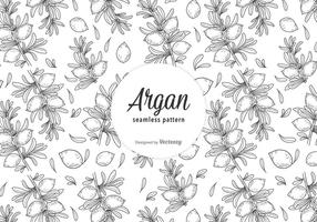 Free Argan Vector Seamless Pattern