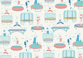 Trampoline Pattern Vector