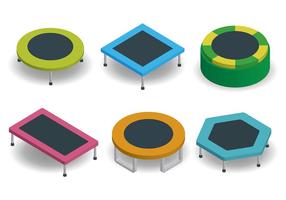 Free Trampoline Icons Vector