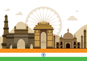 India Puerta Ilustración vectorial vector