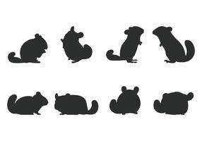 Chinchilla Silhouette vector