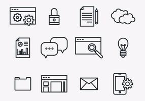 Seo Icons vector