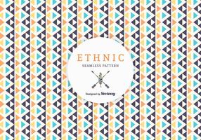 Free Geometric Ethnic Vector Pattern