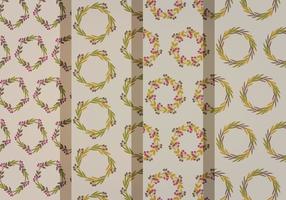 Vector Fall Wreath Patterns