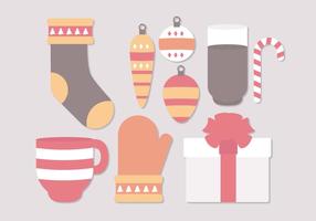 Vector Christmas Winter Objects