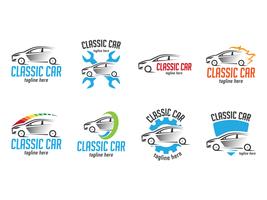 Speedy Classic Car Logos vector