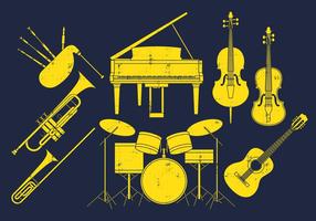 Musical Instruments vector