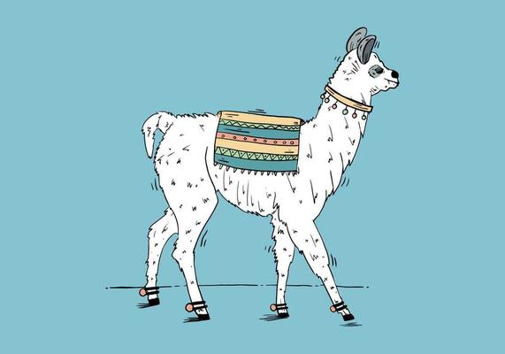 Free Llama Background