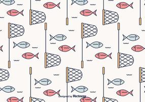 Fish Net Vector Pattern