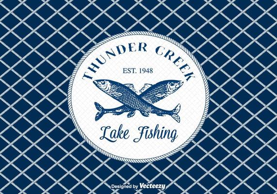 Free Fishing Vector Background