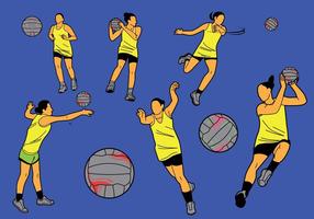 Vector de Netball gratis